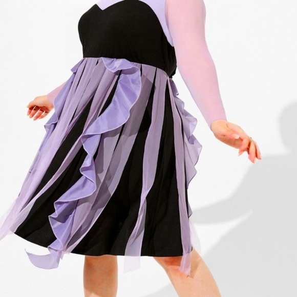 ❤️NWT VINTAGE TORRID URSULA COSPLAY DRESS DISNEY PRINCESS LITTLE MERMAID - Picture 10 of 12